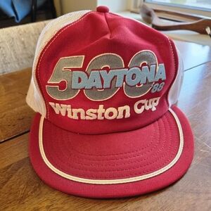Vintage 1988 DAYTONA 500 trucker snapback Mesh hat BOBBY ALLISON Winner
